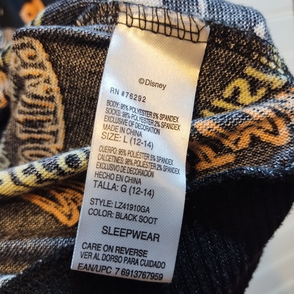 Disney Nightmare Before Christmas Nightgown Sleepwear Halloween Town Womens‎ LG - Picture 5 of 8